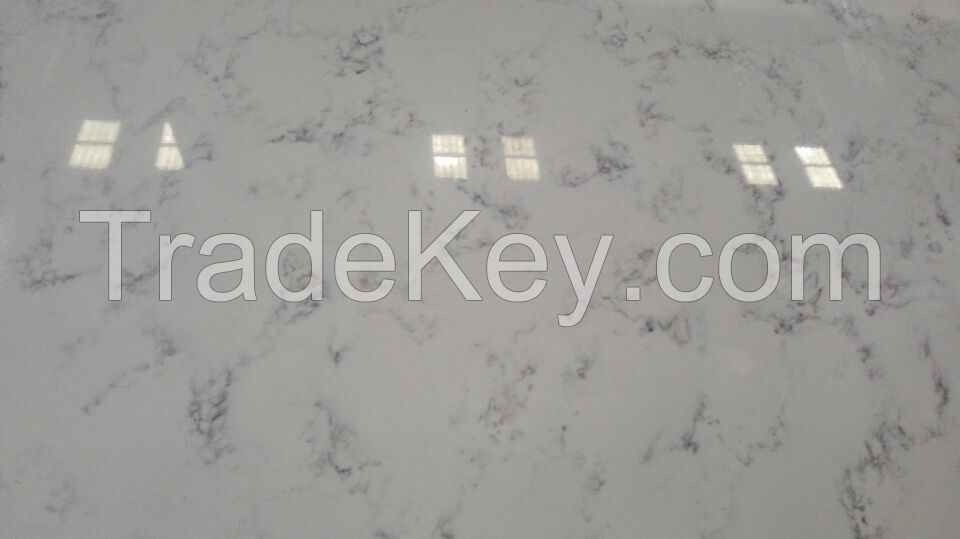 Quartz Stone Slab marble vein color No.7200