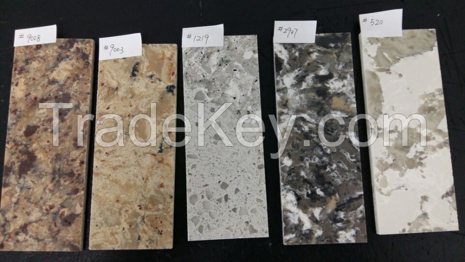 Quartz Stone Slab natural stone feeling multi colors