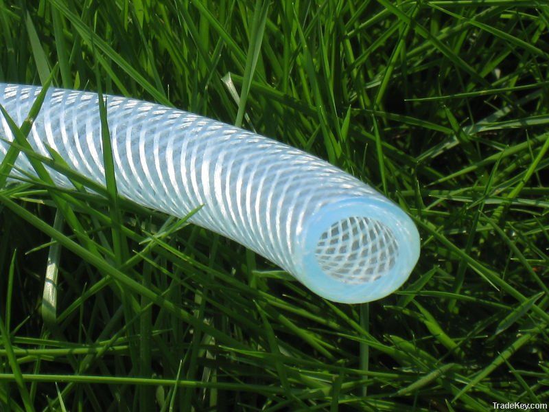 Pvc Clear braided reinforced  garden watering hose