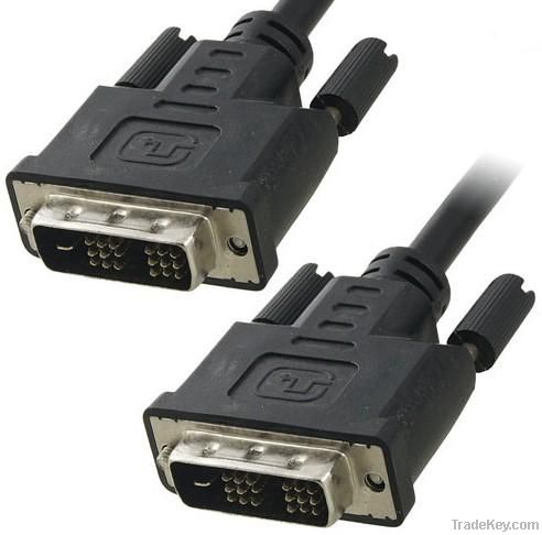 DVI-D to DVI-D 18+1 Nickel Plated DVI Single Link Cable