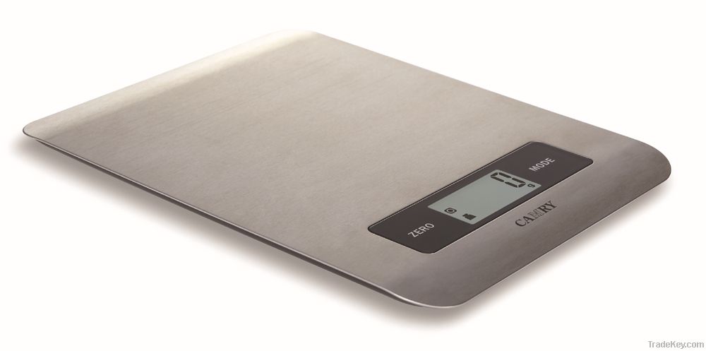 Camry Digital Kitchen Weight Scale with Stainless Steel Platform