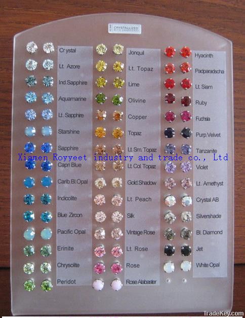 Acrylic jewelry displays