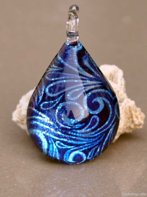 Hand made glass pendants