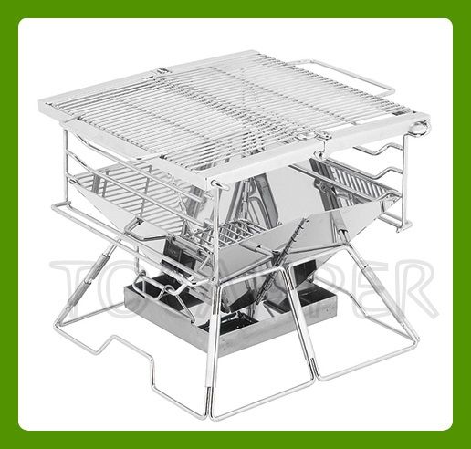 Stainless Steel Portable Folding Grill For Camping MW-A004E