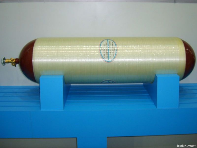 CNG steel lined glass fibre hoop wrpped cylinder