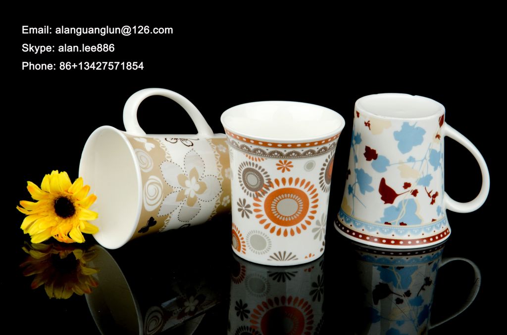 LJ-4033, wholesale shaving mugs ceramic with handle 