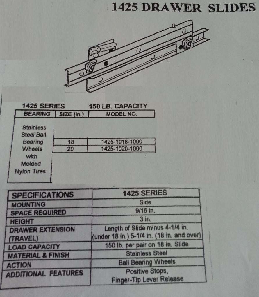 Drawer Slide (Stainless Steel)