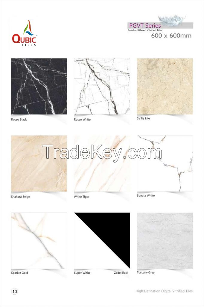 600x600 Glaze Polished Porcelain Tiles