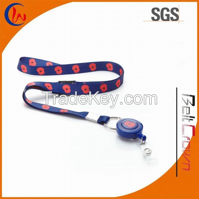 Sublimation Printing ID Reel Lanyard