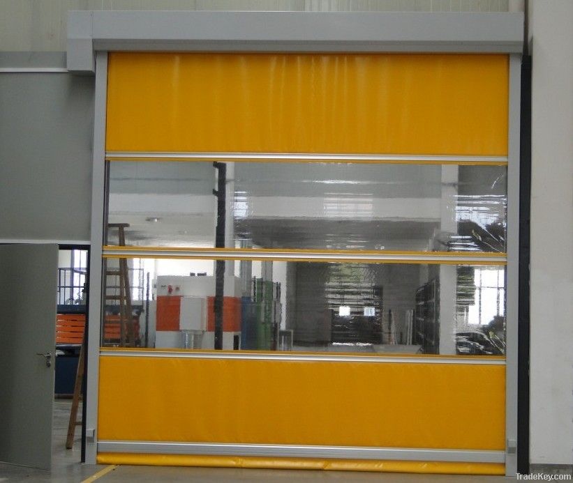 Fast roller shutter door