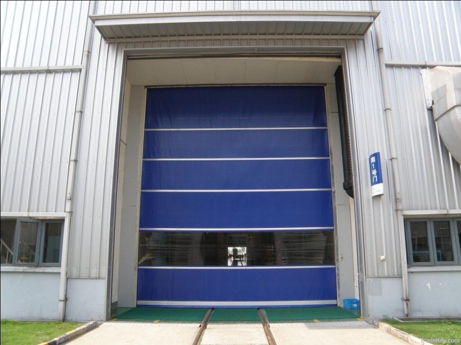 Fast roller shutter door