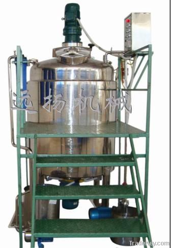 1000 L vacuum emulsifier mixer/body lotion cosmetics hair conditioner