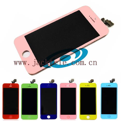 For iPhone 5 color LCD Digitizer assembly replacement--- original new 