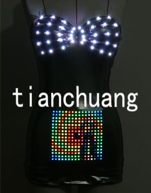 sexy dancer led luminous clothes