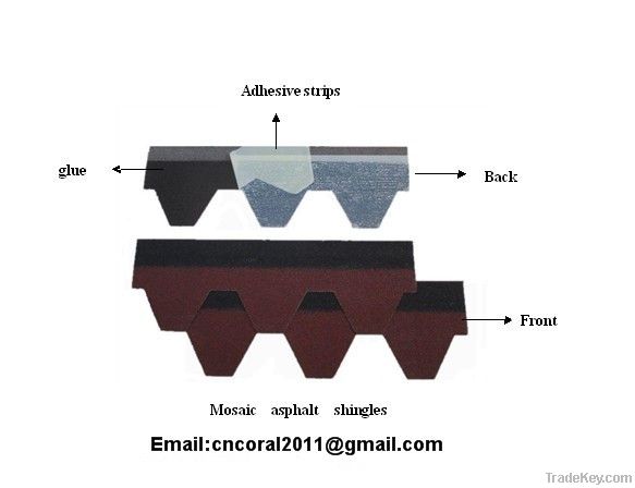 mosaic asphalt shingle