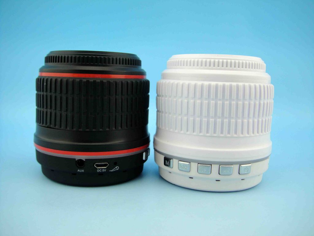 New Portable wireless bluetooth speaker Camera with led design