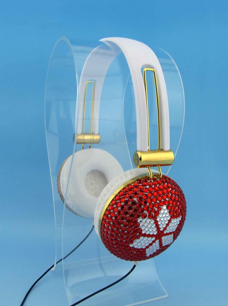 diamond fashionable headphone high-quality headphone for mp3/mp4/pc