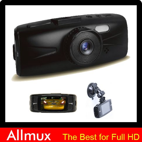 Ambarella super night mode, Most new design Full HD 1080P30 Car DVR 2.7&amp;quot; LCD