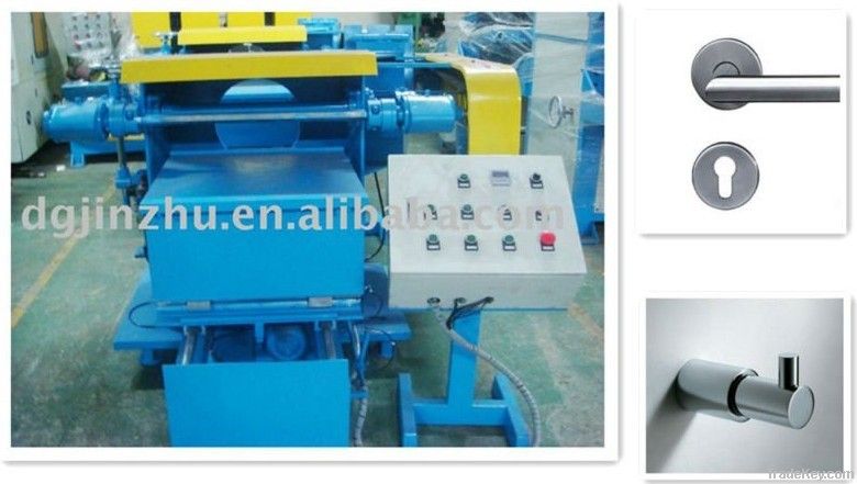 Metal sheet surface treatment polishing machine automatically