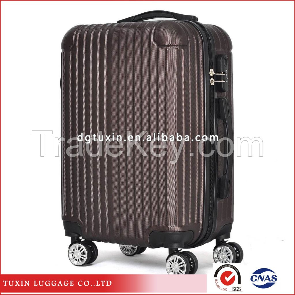 high quality abs pc trolley luggage set 20'' 24'' 28''luggage bag travel luggage