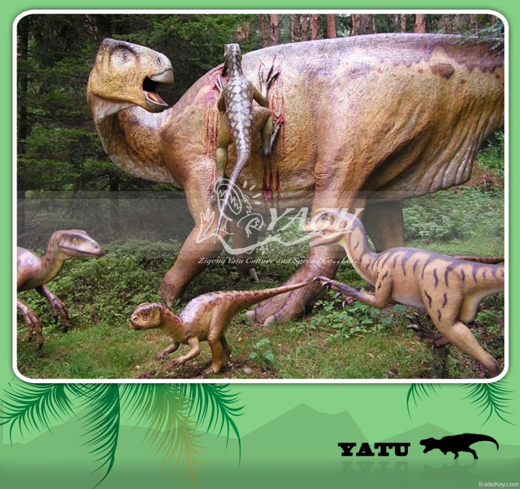 Large ourdoor dinosaur sculpture for sale