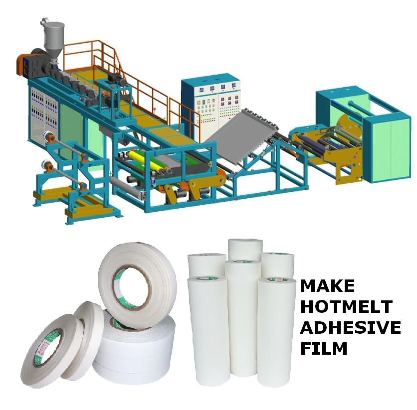 Hot melt seam sealing tape making machine