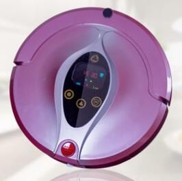 Home Robot Vacuum Cleaner Cleaning Robot Smart Floor Cleaner Sweeper Eye Style Crystal Purple WFRV-05