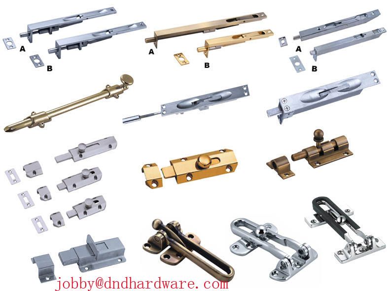 Door Bolt, Door Guard, Flat Door Bolts, Action Flush Bolt, Stainless Steel Tower Bolts, Zinc alloy Bolts, Square Tower bolt