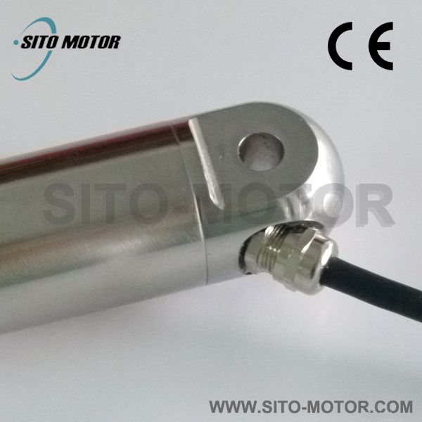 Stainless steel in-line actuator