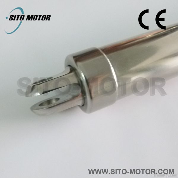 Stainless steel in-line actuator