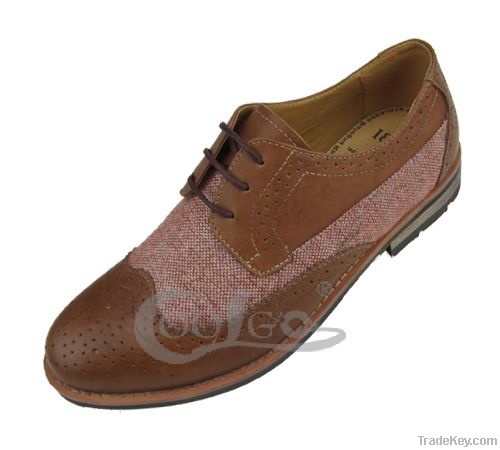 Wingtip men casual shoe manufacturers in china