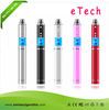 E cigarrete variable voltage with lcd screen e tech e cig cobra atomizer