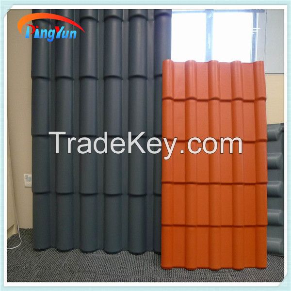 Anti Corrosive Plastic PVC Lightweight Roofing materials For House