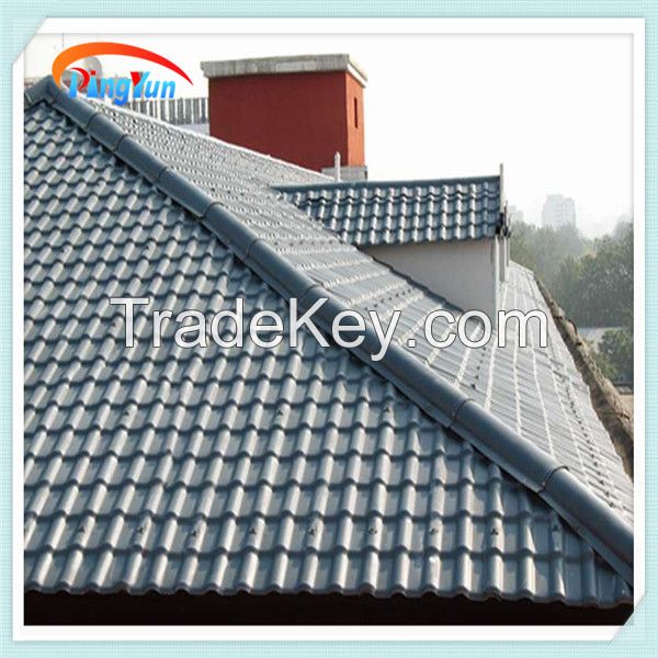 Weather Resistant ASA coated PVC Synthetic Resin Roof Tile For House