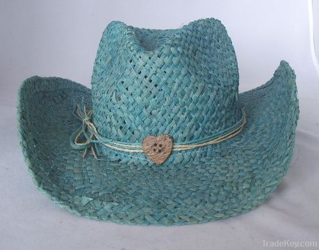 Straw cowboy hat