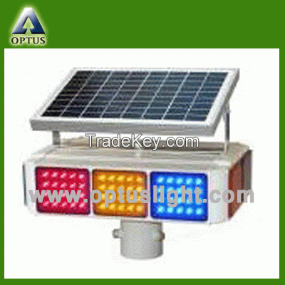 LED traffic light, solar LED traffic light, traffic signal, warning light