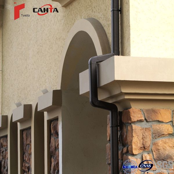 Easy installation elegant design plastic AES resin downspout