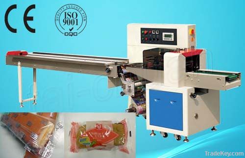 Bread/cake packaging machine