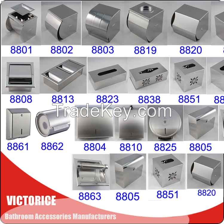 8000 Bathroom Towel Paper Dispenser Stainless Steel Roll Paper Dispenser