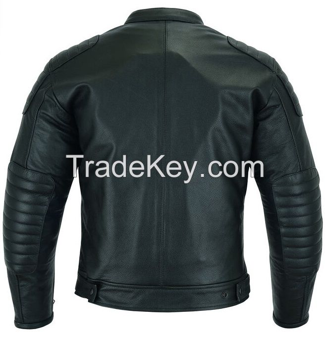 Leather Motorbike Motorcycle Jacket Touring With Genuine CE Armour Biker Thermal