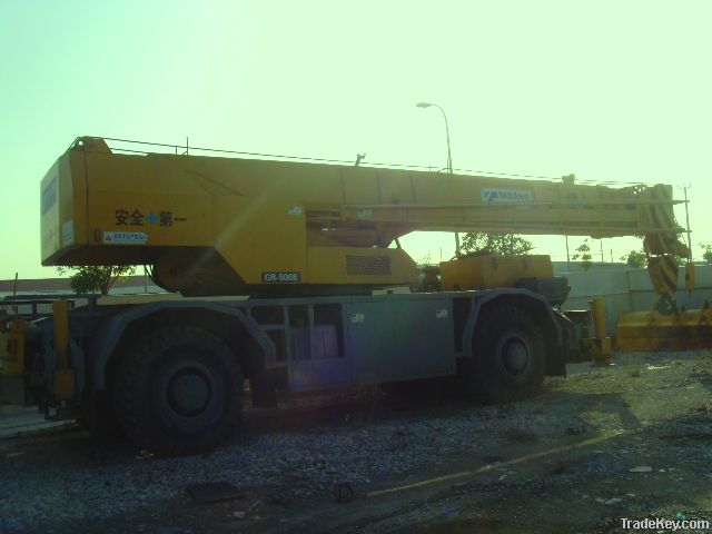 Used Tadano Rough Terrain Crane GR500E