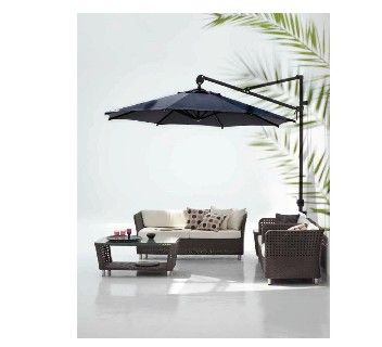 Wall umbrella diameter 3.0m steel pole any color