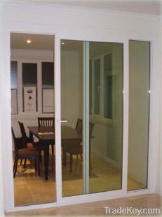 pvc double glazing sliding glass window