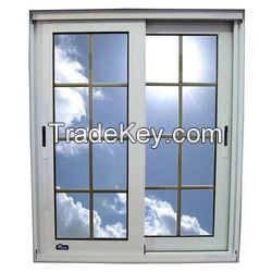 Sound proof PVC sliding window philippines price and design 5+9A+5 dou