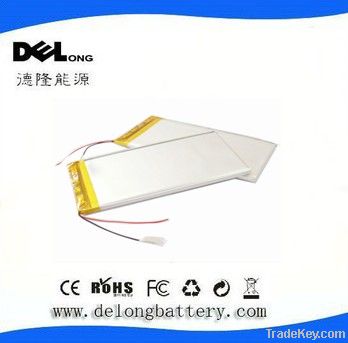 Lipo Battery 606168 2700mAh 3.7V