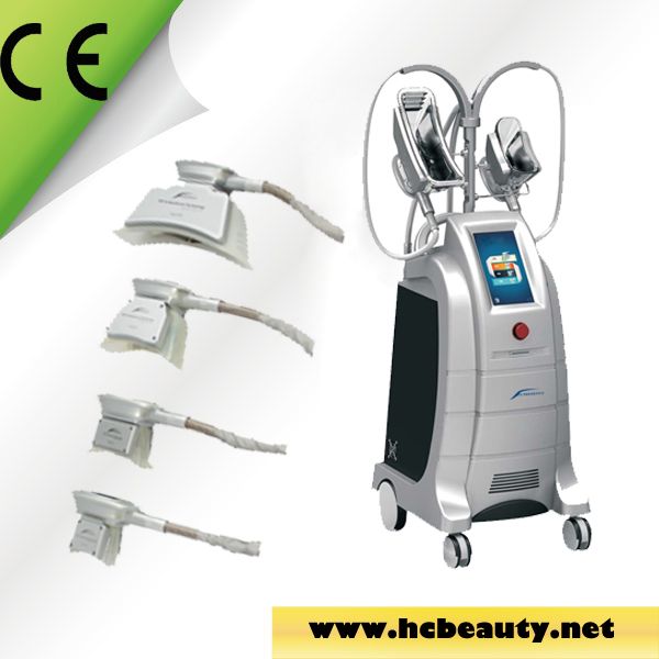 new updated cryolipolysis machine with 4 handles