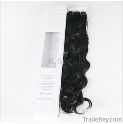 AAAAA 100% High quality Brazilian human hair extension Natural Wave ha