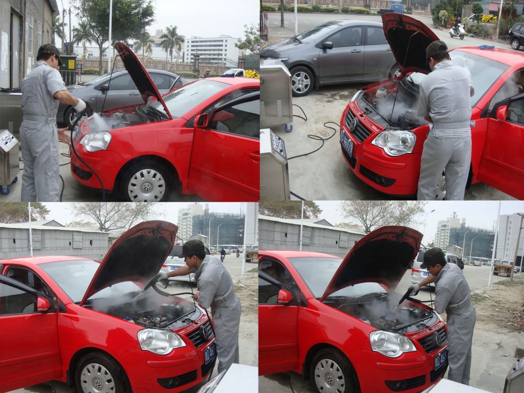 optima mobile car wash steamer