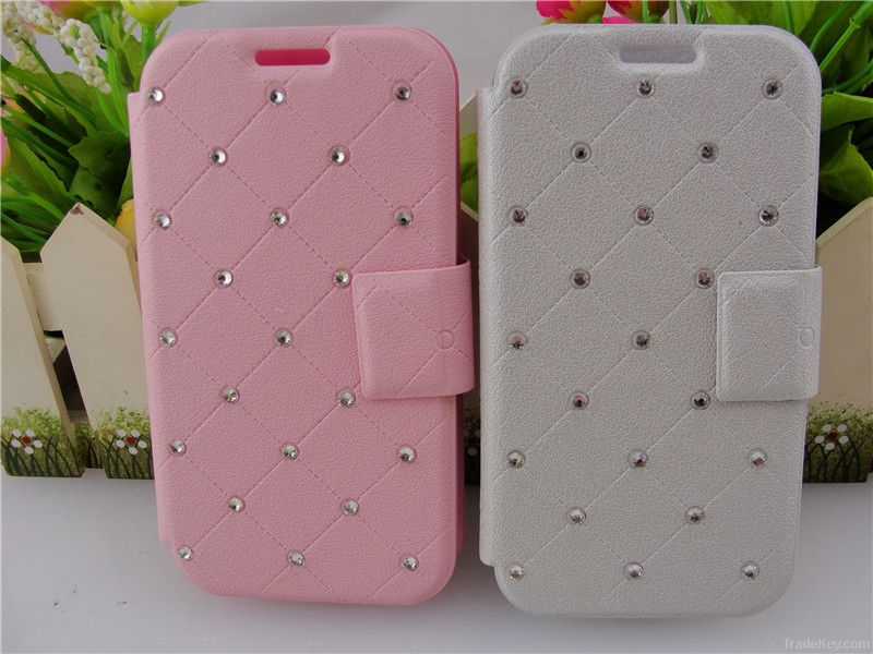 PU Leather  Customized Flip Cell Phone Cases