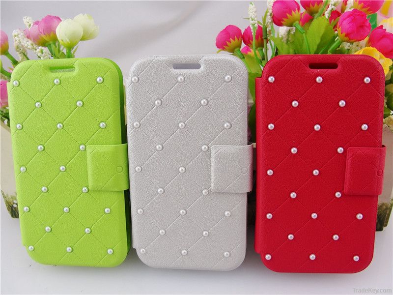 PU Leather  Customized Flip Cell Phone Cases